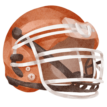 watercolor american football png