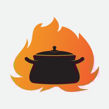 Cooking icon logo creative vector