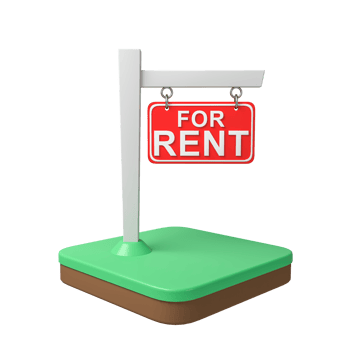 Low poly commercial hanging sign png