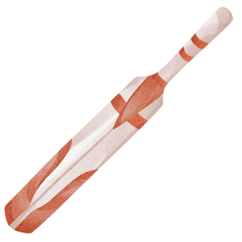 watercolor cricket bat png