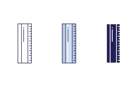 ruler vector icon