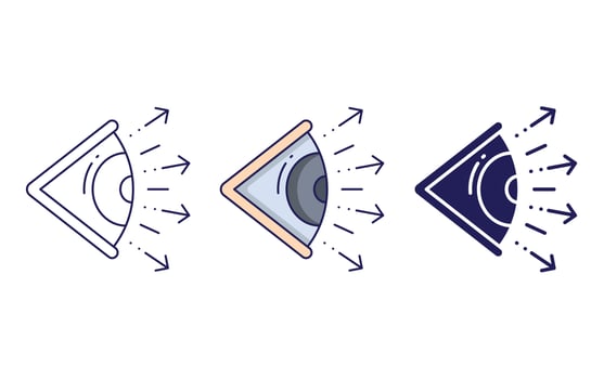 Eye vector icon