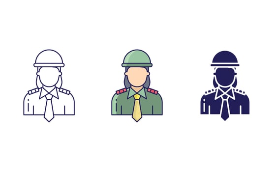officer vector icon
