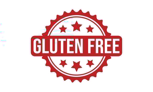 Gluten Free Rubber Stamp Seal Vector