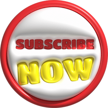 illustration 3D subscribe icon. Subscribe button. 3D element. png