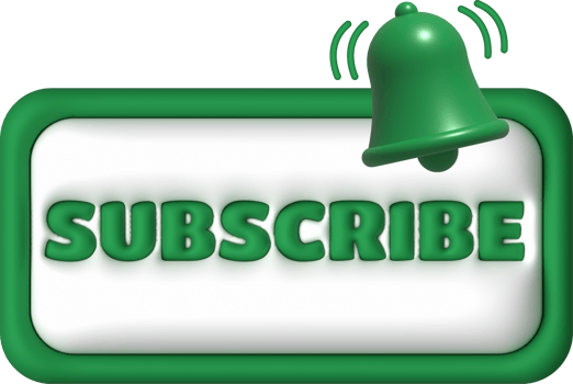 illustration 3D subscribe icon. Subscribe button. 3D element. png