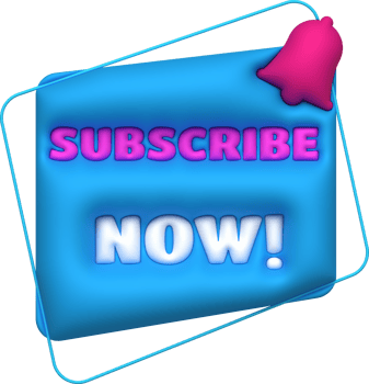 illustration 3D subscribe icon. Subscribe button. 3D element. png