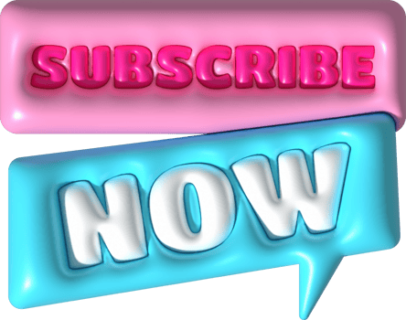 illustration 3D subscribe icon. Subscribe button. 3D element. png