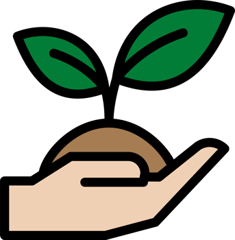 Tree planting icon, Sapling icon. png