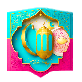 Islamic Gold Tosca Border Clipart png