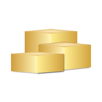 Golden podium product display png