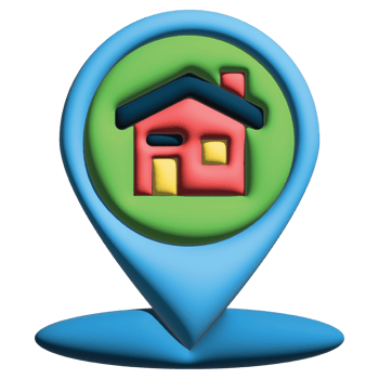 3d home pin png