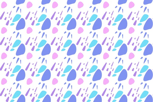 Abstract geometric minimal shape seamless pattern minimal shapes in pastel colors, accented with waves, circles, and a doodled texture background. perfect for prints, covers, boho decorations vector