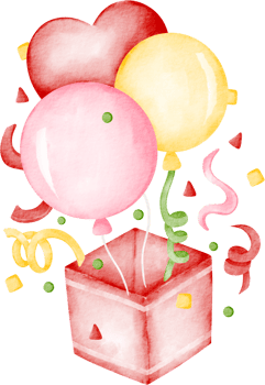 watercolor surprise clip art png