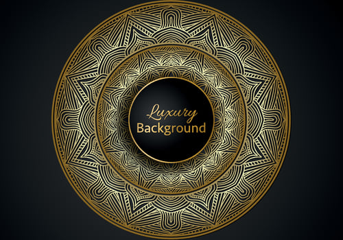 Luxury mandala background ornamental, arabesque style With Golden Arabesque Pattern Style. Decorative Mandala Ornament For Print vector