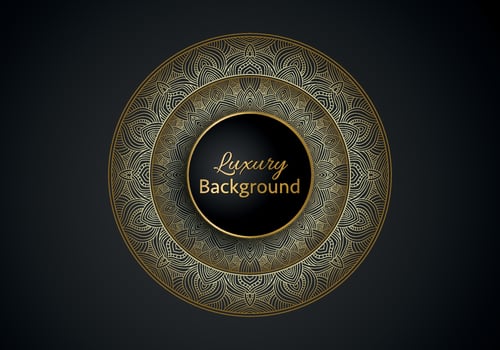 Luxury mandala background ornamental, arabesque style With Golden Arabesque Pattern Style. Decorative Mandala Ornament For Print vector