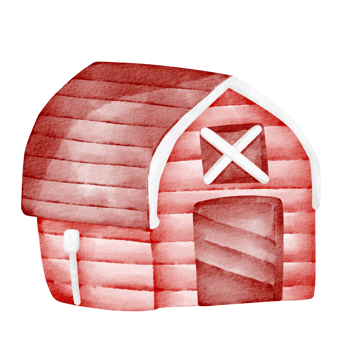 watercolor barn farm png