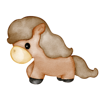 watercolor horse clip art png
