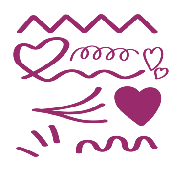 stripes purple hand painted png