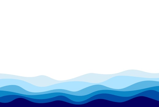 blue wave gradient soft background vector