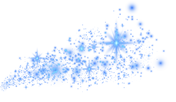 Blue glitter wave abstract illustration. Blue star dust trail sparkling particles isolated. Magic concept. PNG. png