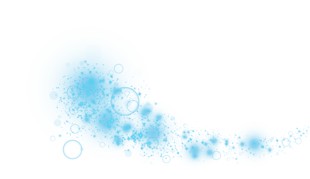 Blue glitter wave abstract illustration. Blue star dust trail sparkling particles isolated. Magic concept. PNG. png