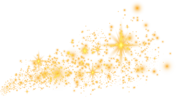 Golden glitter wave abstract illustration. Golden star dust trail sparkling particles isolated. Magic concept. PNG. png