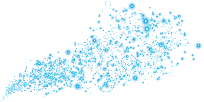 Blue glitter wave abstract illustration. Blue star dust trail sparkling particles isolated. Magic concept. PNG