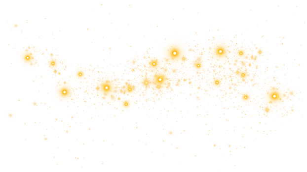 Golden glitter wave abstract illustration. Golden star dust trail sparkling particles isolated. Magic concept. PNG. png