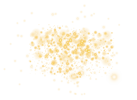 Golden glitter wave abstract illustration. Golden star dust trail sparkling particles isolated. Magic concept. PNG. png