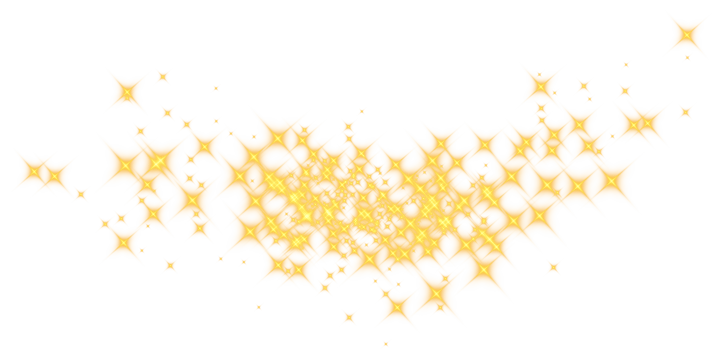 Golden glitter wave abstract illustration. Golden star dust trail sparkling particles isolated. Magic concept. PNG. png