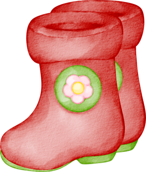 watercolor boots clip art png