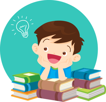 Back to school, happy Pupils children learning computer reading books concept png