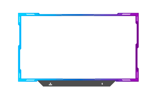 Live stream gaming panel design png