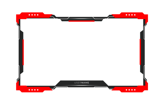 Live stream gaming panel design png