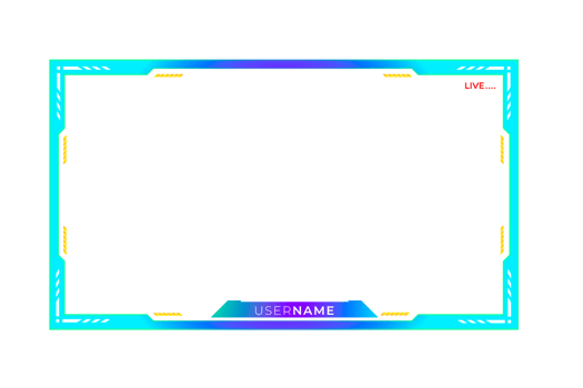 Live stream gaming panel design png