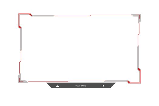 Live stream gaming panel design png