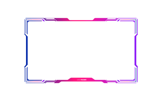 Live stream gaming panel design png