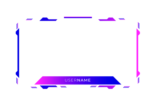 Live stream gaming panel design png