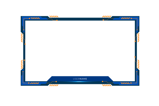 Live stream gaming panel design png