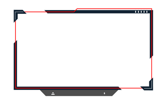 Live stream gaming panel design png