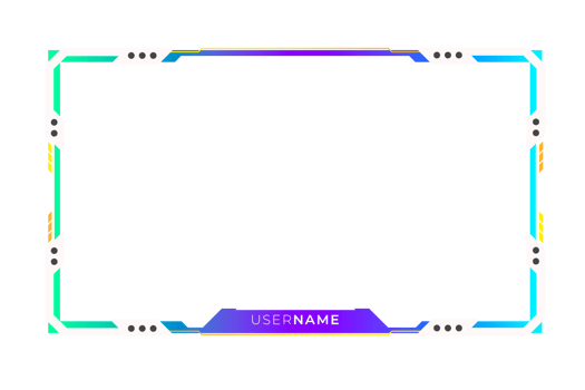 Live stream gaming panel design png