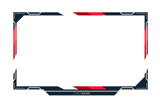 Live stream gaming panel design png