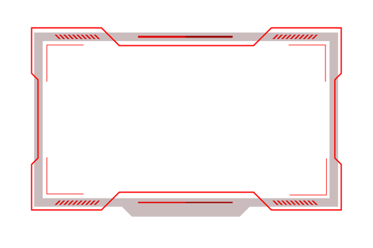 Live stream gaming panel design png