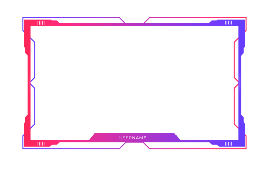Live stream gaming panel design png