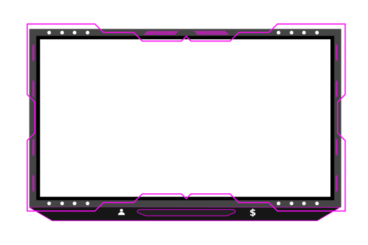 Live stream gaming panel design png