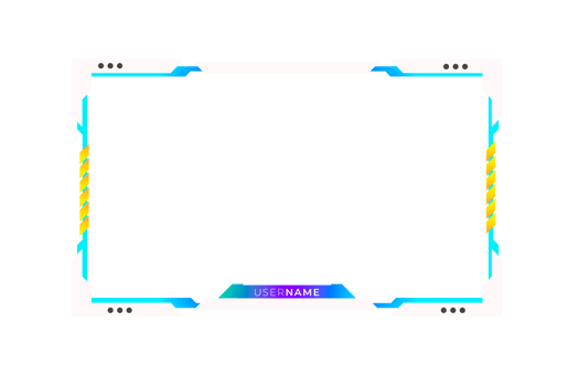 Live stream gaming panel design png