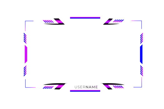 Live stream gaming panel design png