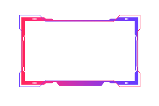 Live stream gaming panel design png