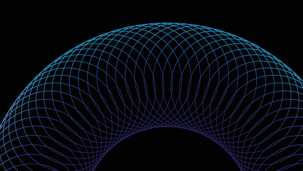abstract blue spiral lines vector background